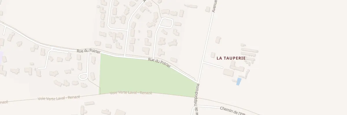 Plan du 63 Rue du Poirier à Craon