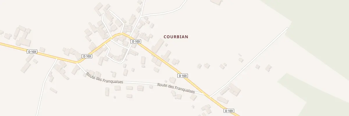 Plan du 10 Rue de Courbian à Bégadan