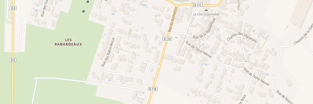 Plan du 6 Rue de Rochefort à Ciré-d’Aunis