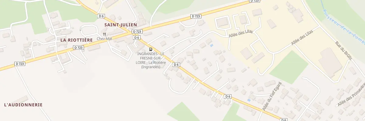 Plan du 76 Av de la Riottiere Ingrandes à Ingrandes-le-Fresne-sur-Loire