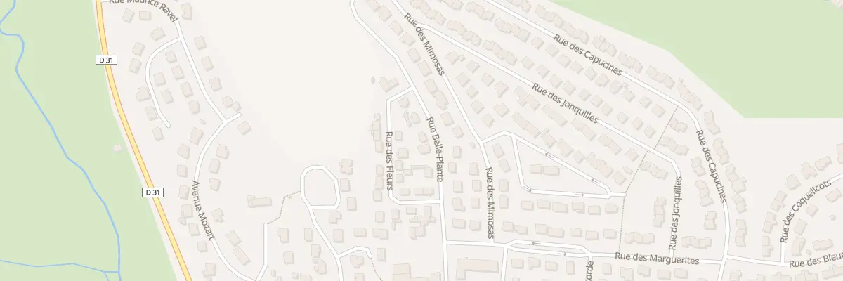 Plan du 47 Rue de Belle-Plante à Ernée