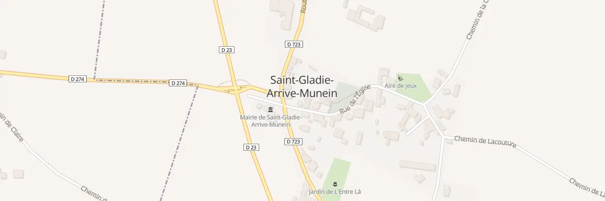 Plan du 3 Rue de l’Eglise à Saint-Gladie-Arrive-Munein