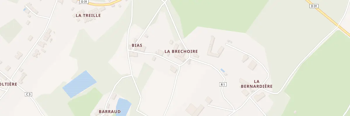 Plan du 6 La Brechoire à La Caillère-Saint-Hilaire