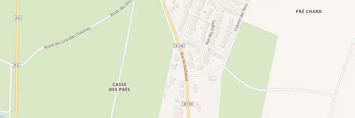 Plan du 16 Rue de Rochefort à Ciré-d’Aunis