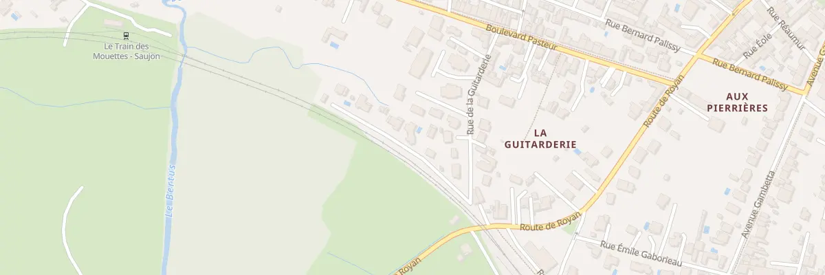 Plan du 22 Rue de la Guitarderie à Saujon