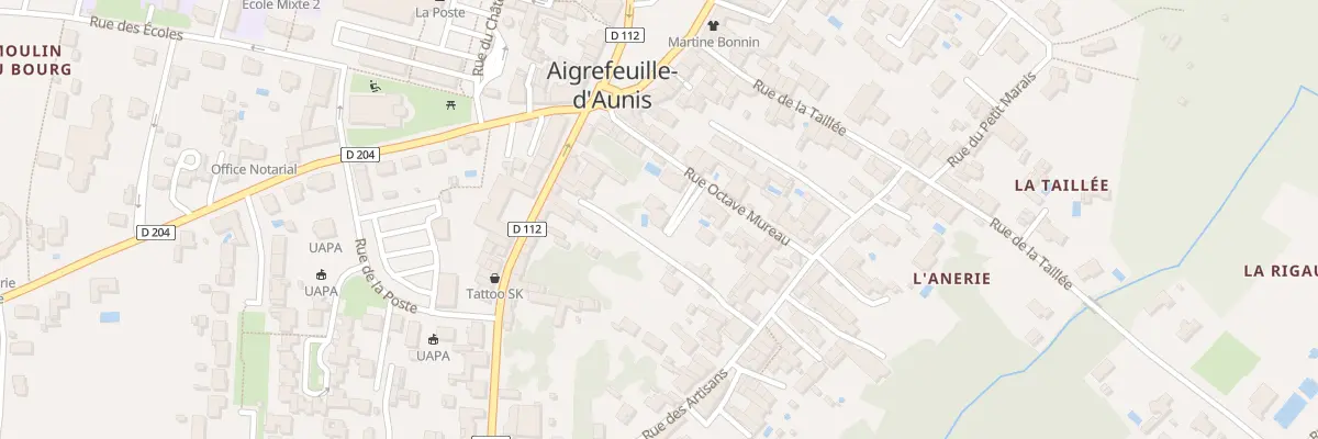 Plan du 10F Rue Octave Mureau à Aigrefeuille-d’Aunis