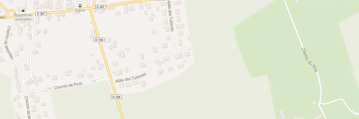 Plan du 21 All des Tuileries à Brach