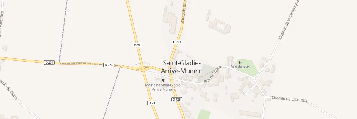 Plan du 58 Rte de Bounine à Saint-Gladie-Arrive-Munein
