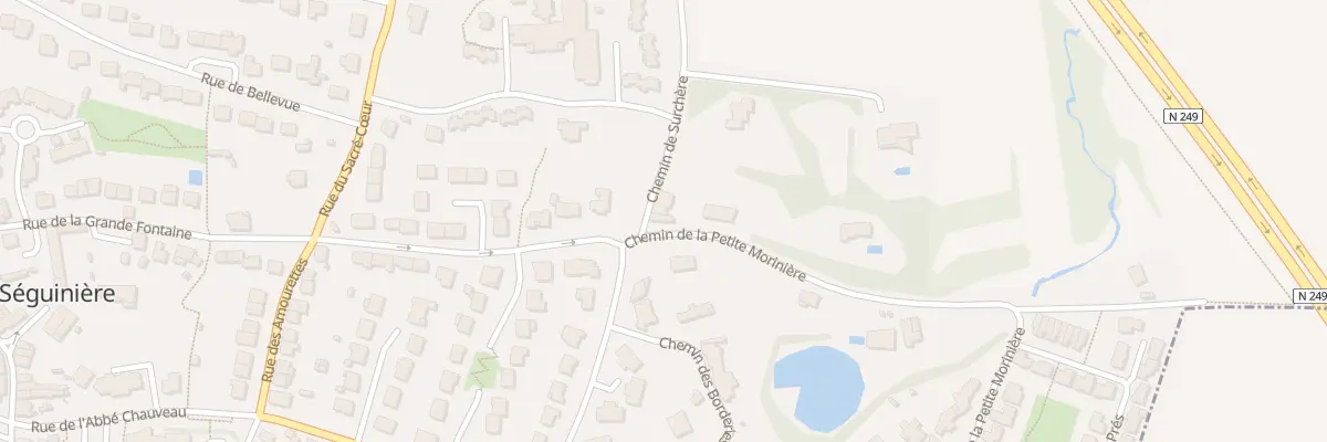 Plan du 2 Che de la Petite Morinière à La Séguinière