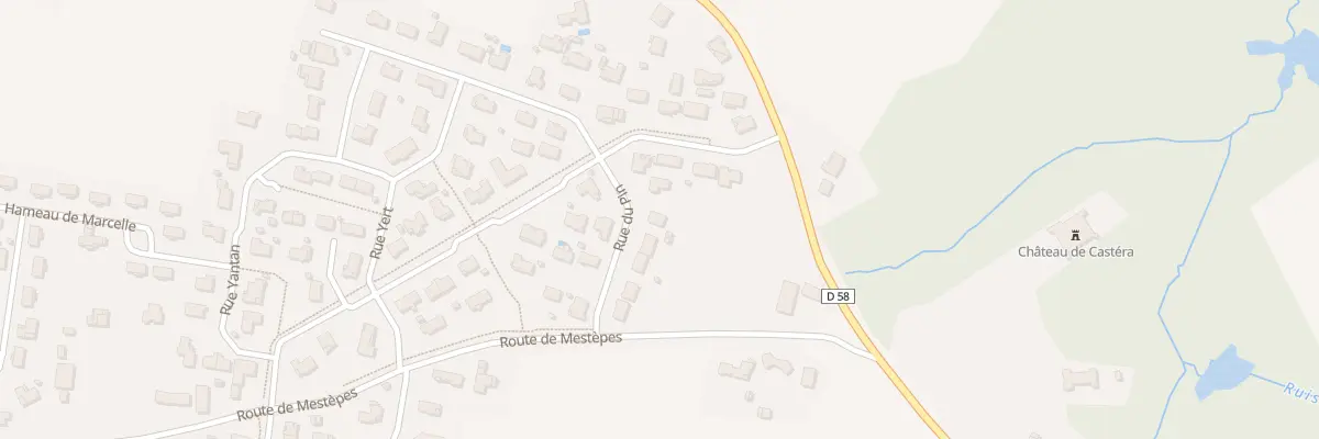 Plan du 10 Che du Pin à Hinx