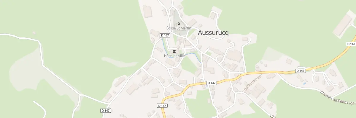 Plan du 36 Le Village à Aussurucq