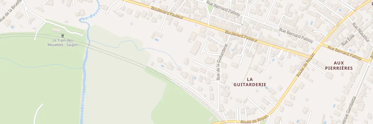 Plan du 12D Rue de la Guitarderie à Saujon