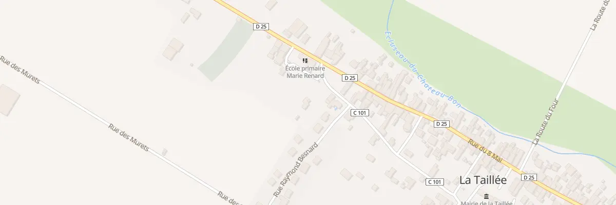 Plan du 65 Rue du moulin des dames à La Taillée