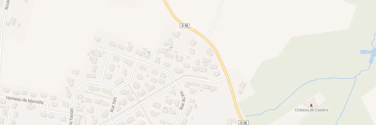 Plan du 14 Rue des Savonniers à Hinx
