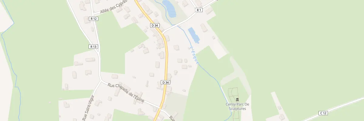Plan du 42 Rue Jean Grémillon à Cerisy-la-Forêt