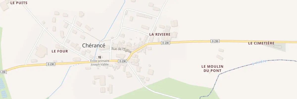 Plan du 35 Rue Principale à Chérancé