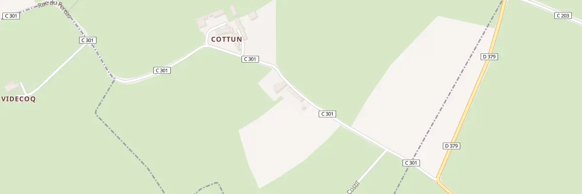 Plan du 5045 Cottun à Tournières