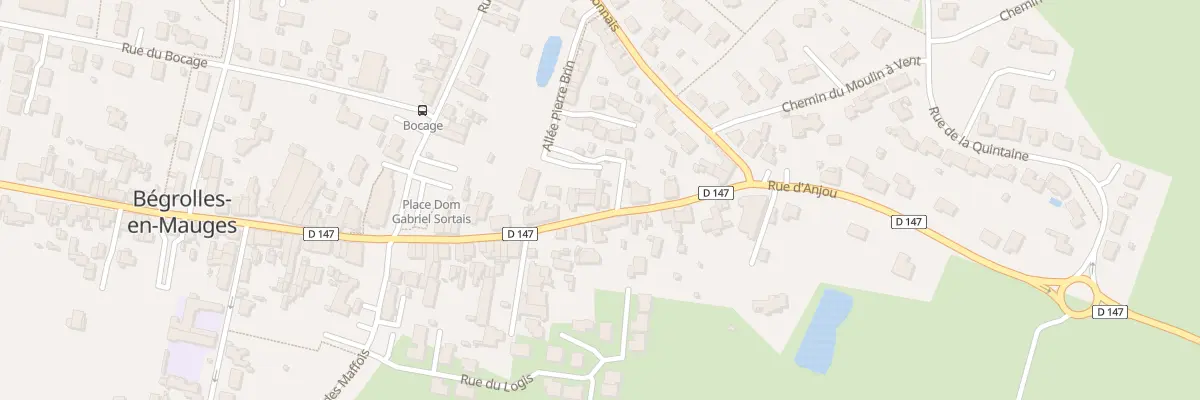 Plan du 21 Rue d’Anjou à Bégrolles-en-Mauges