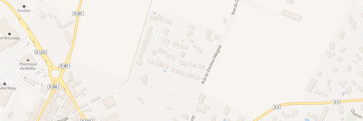 Plan du 22 Rue Abbe Pierre à Lesparre-Médoc