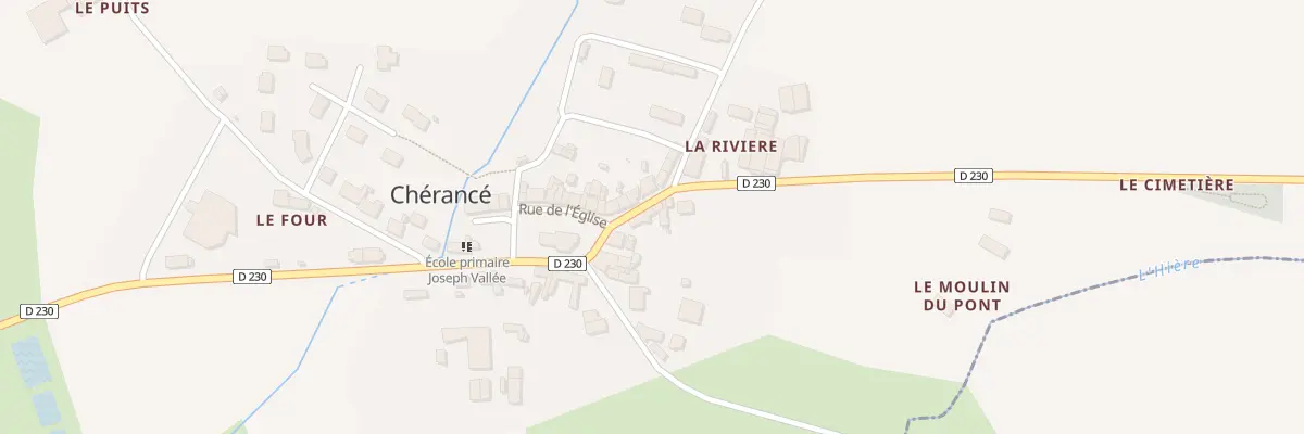Plan du 34 Rue Principale à Chérancé
