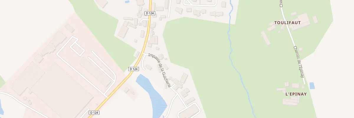 Plan du 1 Imp de la Guicherie à Loiron-Ruillé