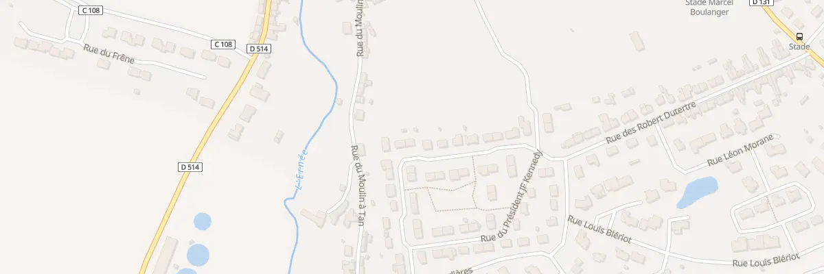 Plan du 43 Rue JF-Kennedy à Ernée