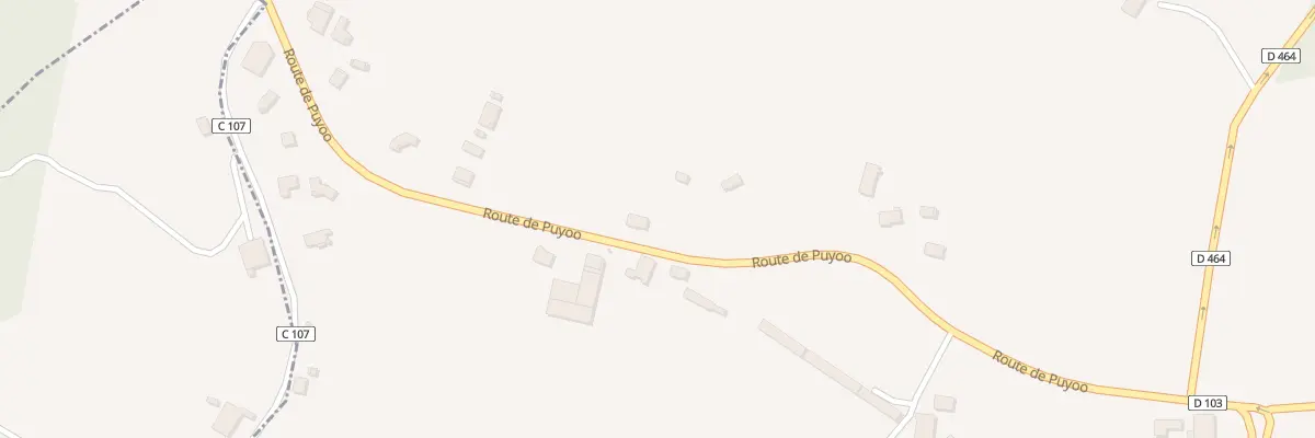 Plan du 1079 Rte de Puyoo à Habas