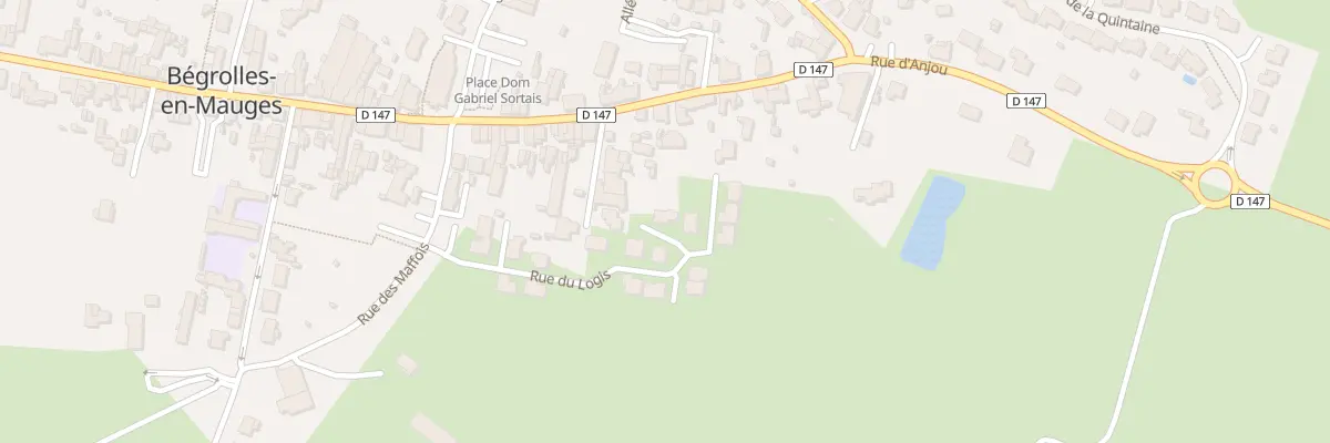 Plan du 2 Imp du Pré Clos à Bégrolles-en-Mauges