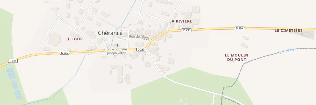 Plan du 31 Rte de Châtelais à Chérancé