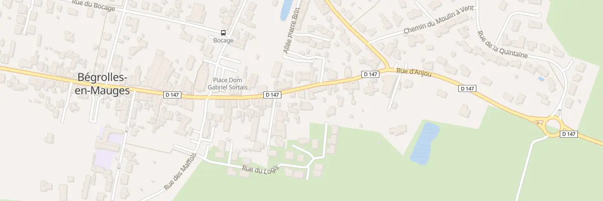 Plan du 42 Rue d’Anjou à Bégrolles-en-Mauges