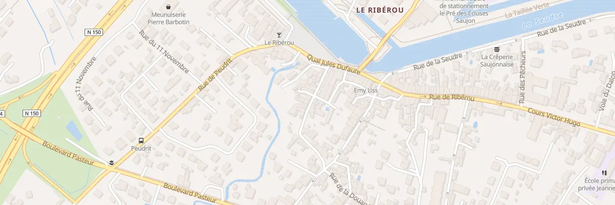 Plan du 8 Rue de la Douane à Saujon