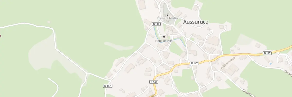 Plan du 25 Le Village à Aussurucq