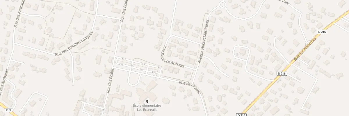 Plan du 8 Rue Florence Arthaud à Mios