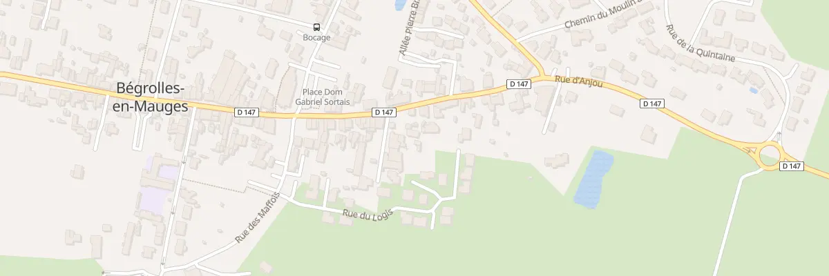 Plan du 38B Rue d’Anjou à Bégrolles-en-Mauges