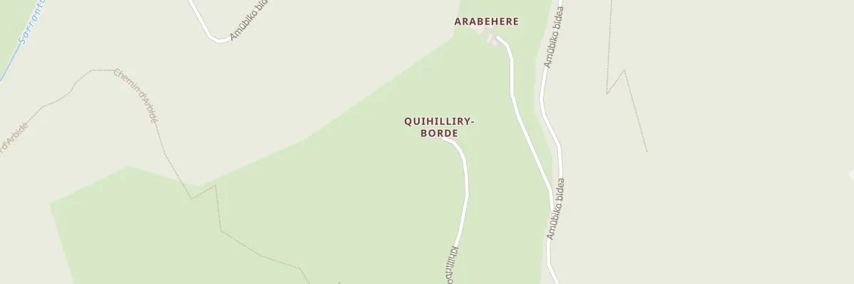 Plan de Amubie à Larrau