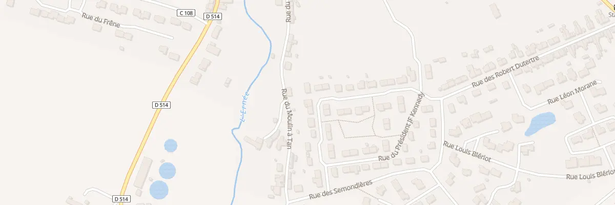 Plan du 37 Rue JF-Kennedy à Ernée
