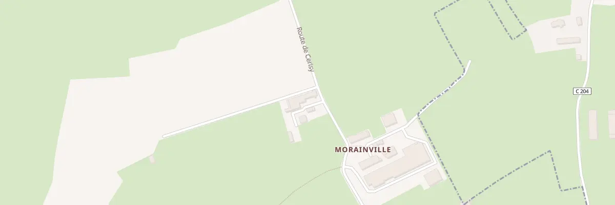 Plan du 892 Rte de Cerisy La Foret à Tournières