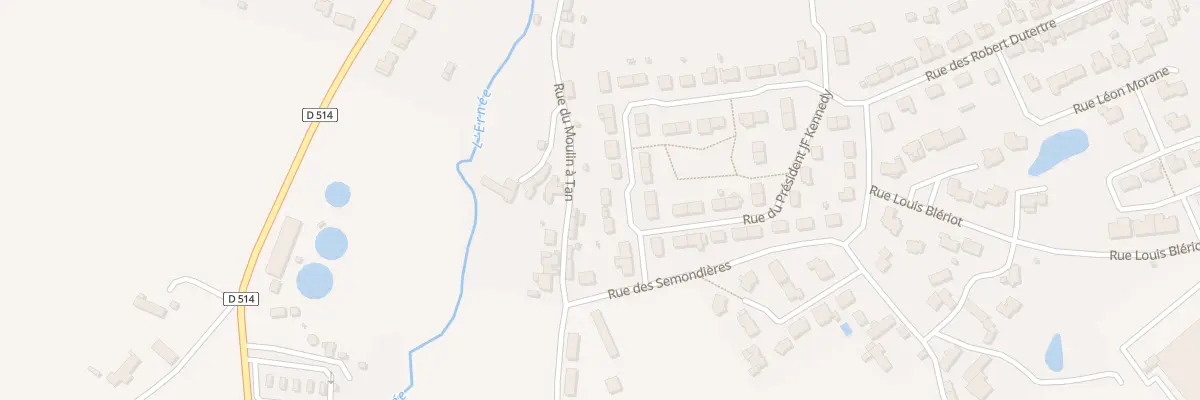 Plan du 29 Rue JF-Kennedy à Ernée