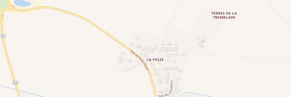 Plan du 40B Rue du Puits Fleuri au Thou