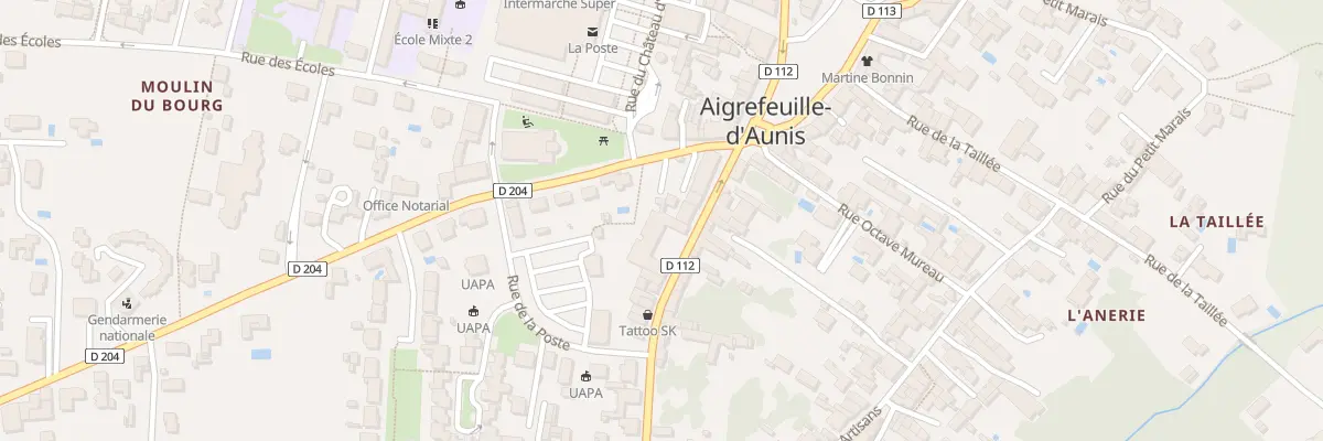 Plan du 10 Rue de l’Aunis à Aigrefeuille-d’Aunis