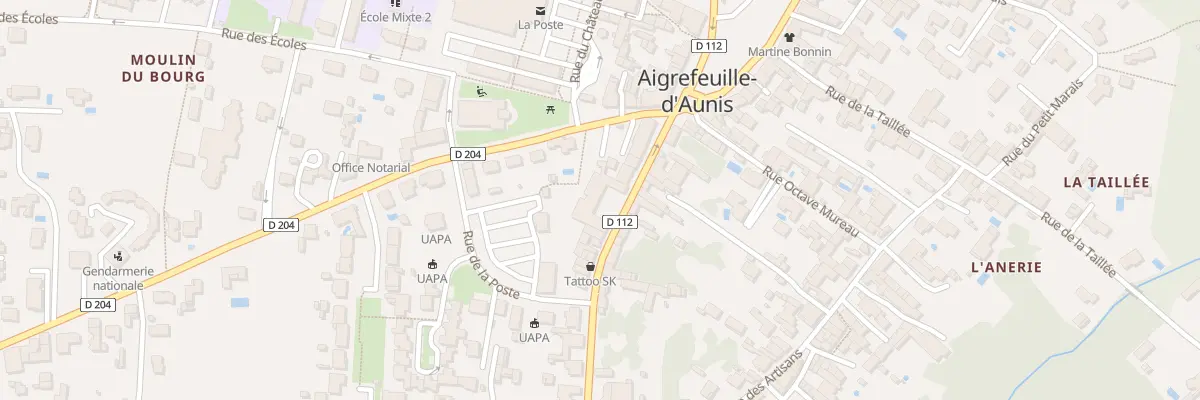 Plan du 12 Rue de l’Aunis à Aigrefeuille-d’Aunis