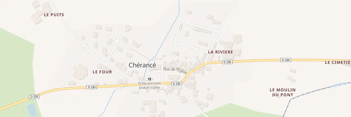 Plan du 15 Rue des Ecoles à Chérancé