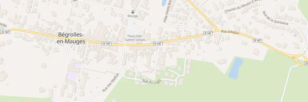 Plan du 28 Rue d’Anjou à Bégrolles-en-Mauges