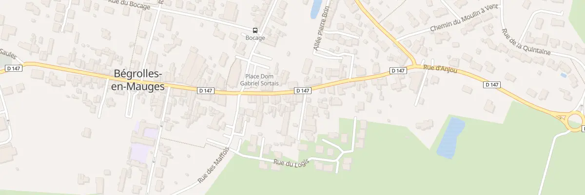 Plan du 26 Rue d’Anjou à Bégrolles-en-Mauges