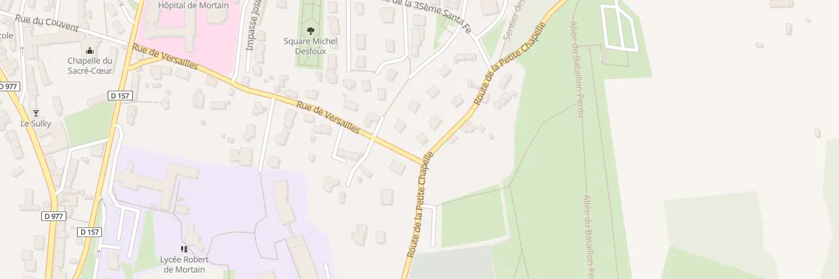 Plan du 14 Rue de Versailles - Mortain à Mortain-Bocage