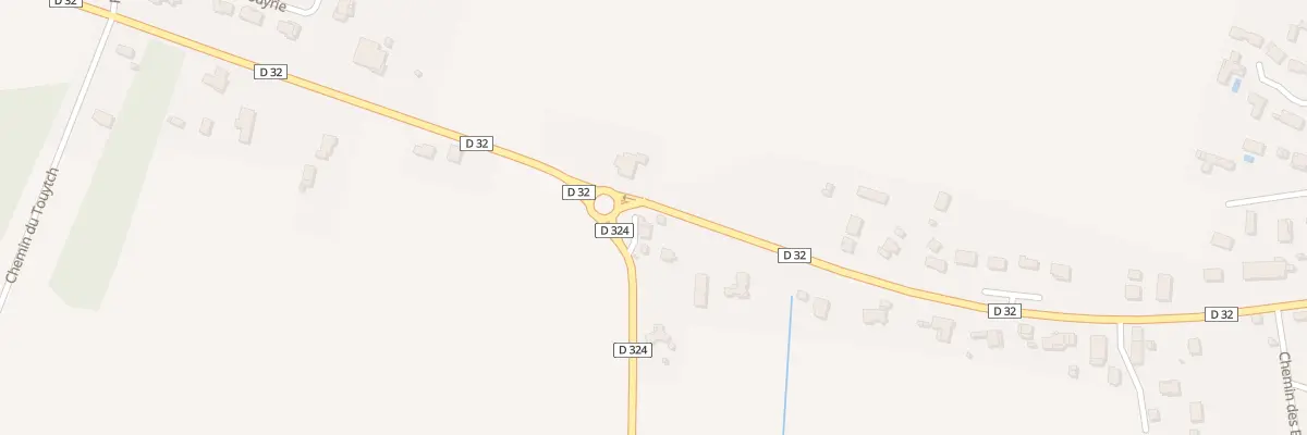 Plan du 25B Rte de Sort à Hinx