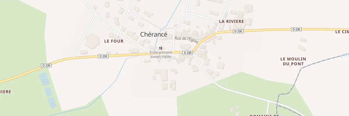 Plan du 27 Rue Principale à Chérancé