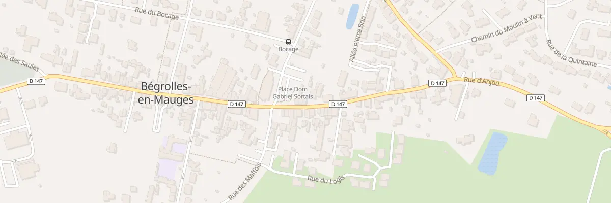 Plan du 5 Rue d’Anjou à Bégrolles-en-Mauges