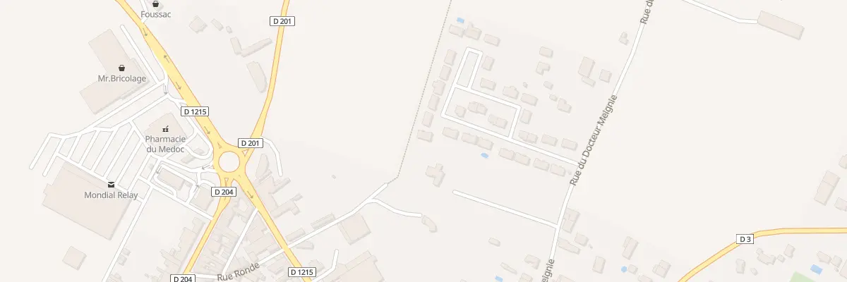 Plan du 8 Rue Abbe Pierre à Lesparre-Médoc