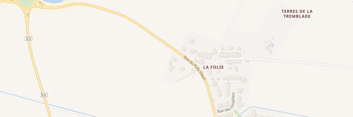Plan du 35A Rue du Puits Fleuri au Thou